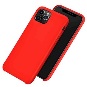 фото Чехол-накладка Hoco Pure Series для Apple iPhone 12 Pro Max силикон (красный)