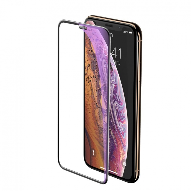 фото Защитное стекло Remax Tempered Glass 3D 9H для Apple iPhone 12/12 Pro цветное (черная рамка)