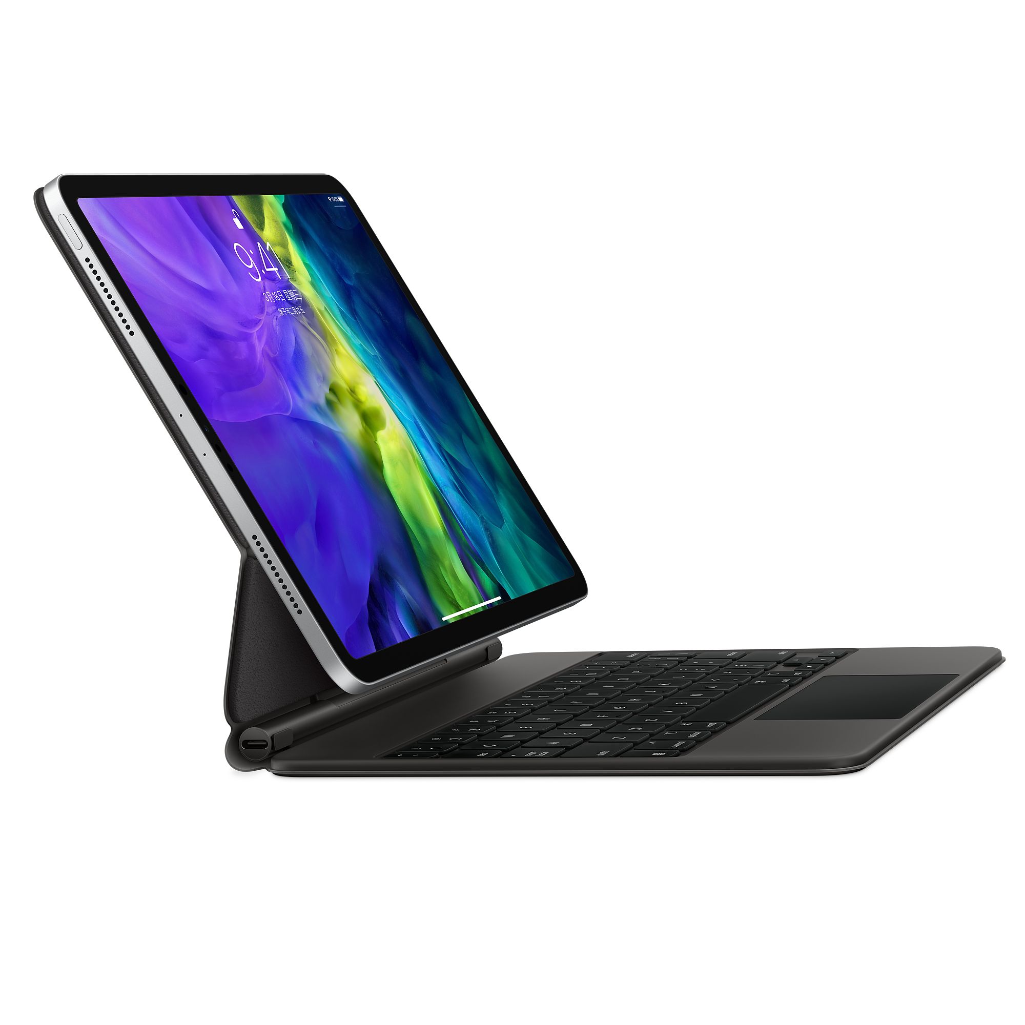 фото Apple Magic Keyboard с трекпадом для iPad Pro 11" (3-го и 4-го поколений) и iPad Air (4-го и 5-го поколений) русская раскладка (черный) (MXQT2)