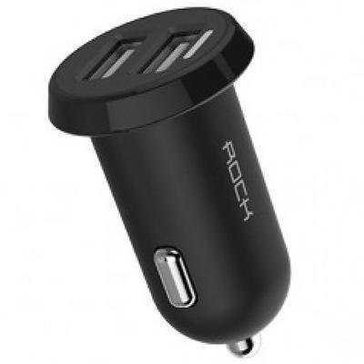 фото Автомобильный блок питания Rock Sotor Car Charger 2xUSB 3,4A (RCC0110) (White)