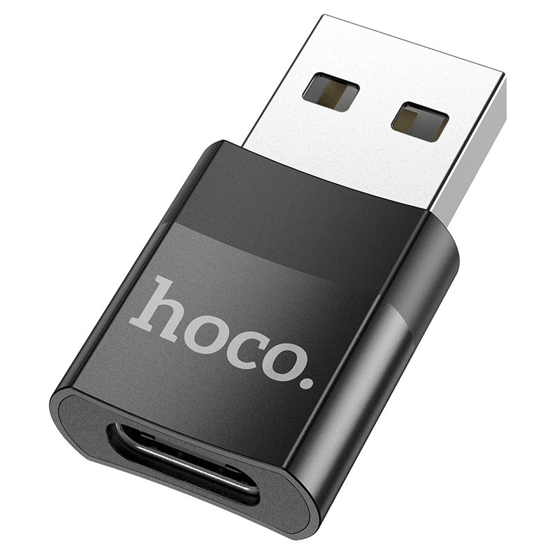 фото Адаптер Hoco UA17 USB 2.0/Type-C (черный)