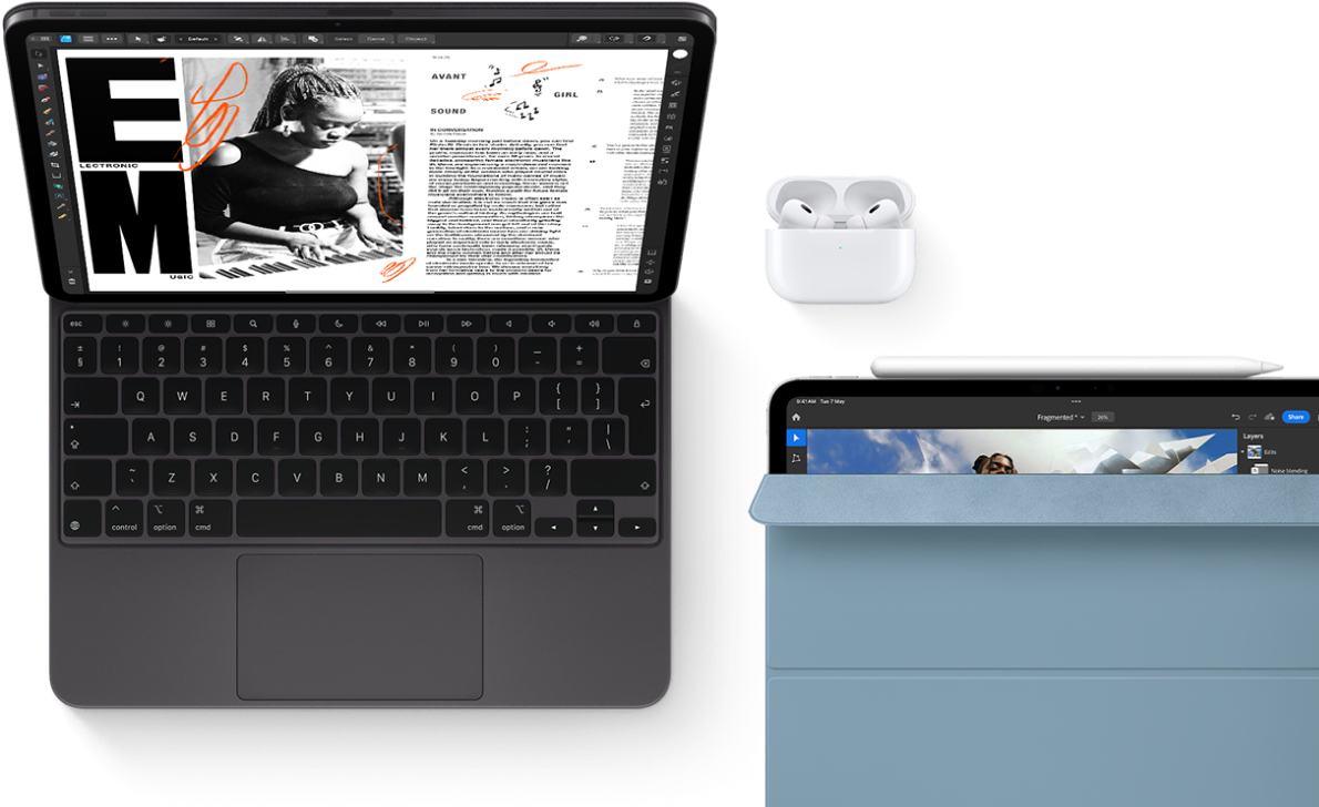 Apple iPad Pro 11 (2024) 256Gb Wi-Fi with Standard glass (Silver)