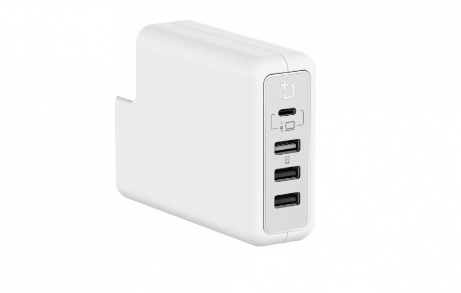 фото Адаптер DockCase P1 HD61 USB-C/USB 3.0/HDMI для MacBook Pro 13" (White)