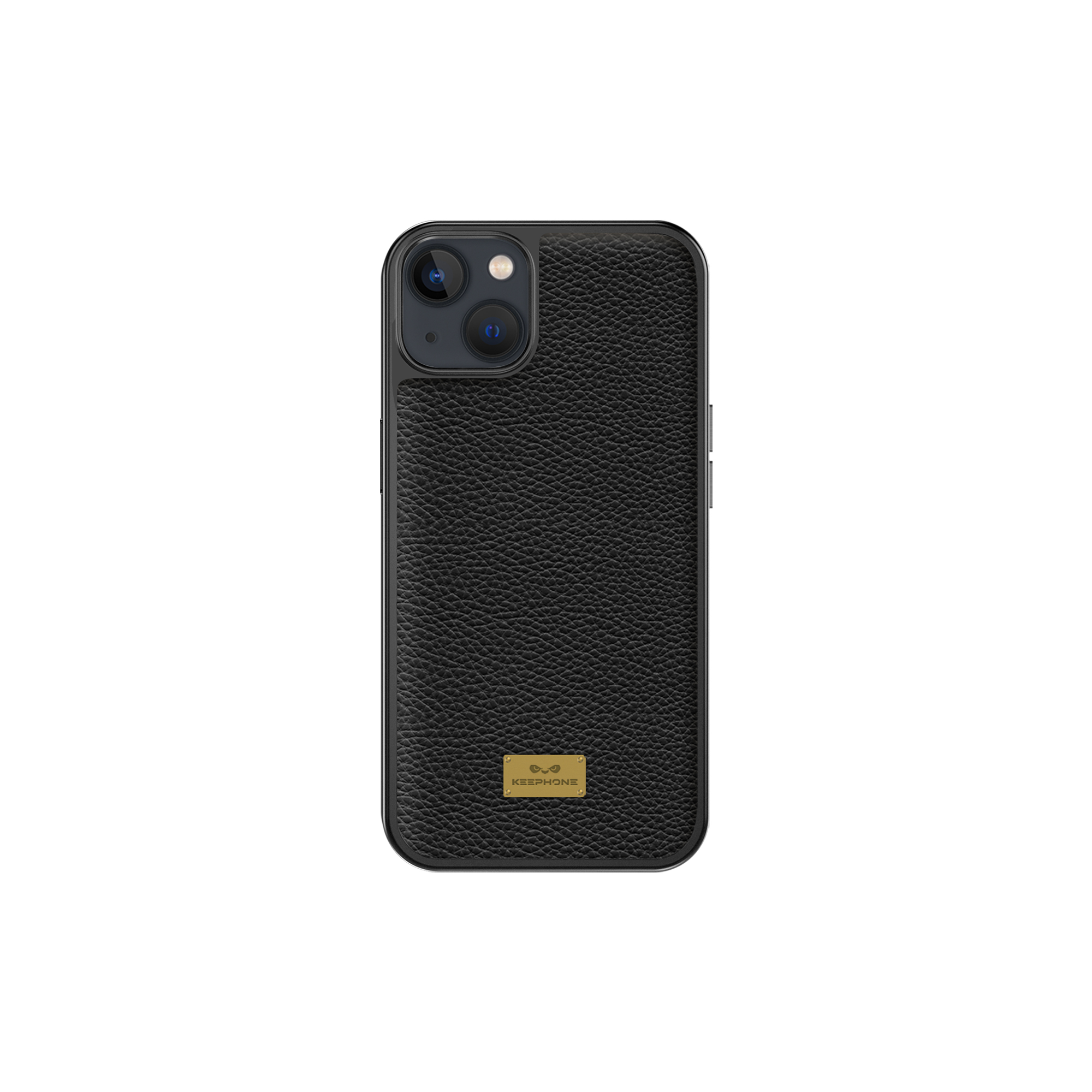 фото Чехол-накладка Keephone FengShang Series для iPhone 14 Plus искусственная кожа (черный)